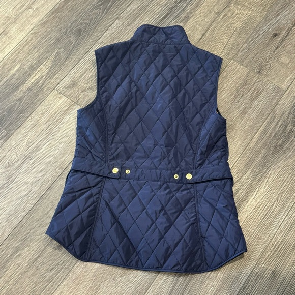 Lily Pulitzer Puffer Navy Spring Vest - Picture 6 of 8